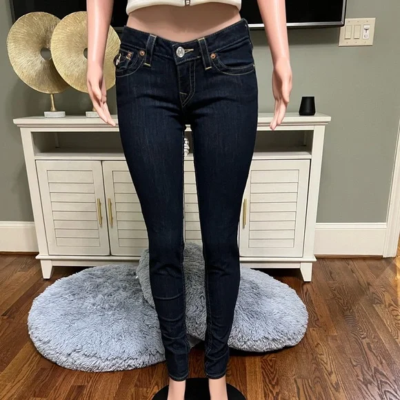 AUTHENTIC TRUE RELIGION Skinny Jeans. Size 29. Inseam 40.5. New! - Picture 2 of 11
